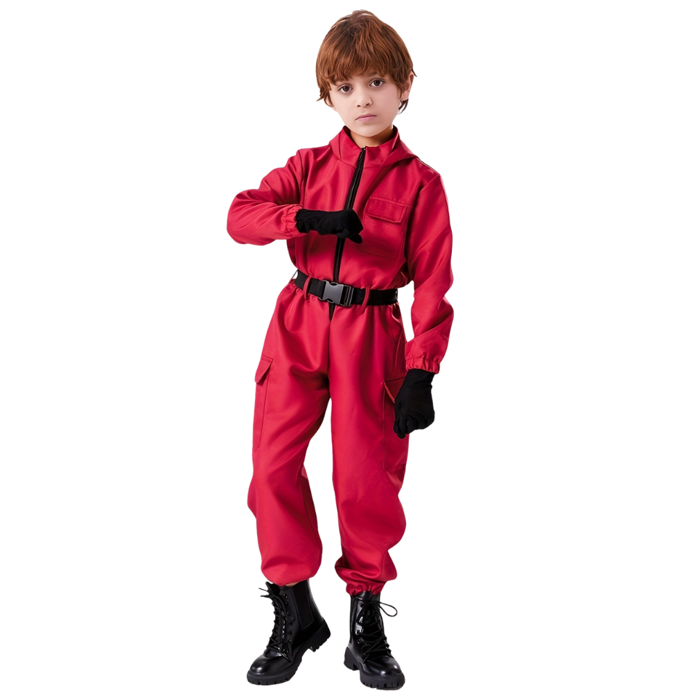 Kinderen Halloween Soldaat Jumpsuit Kostuum Set 3