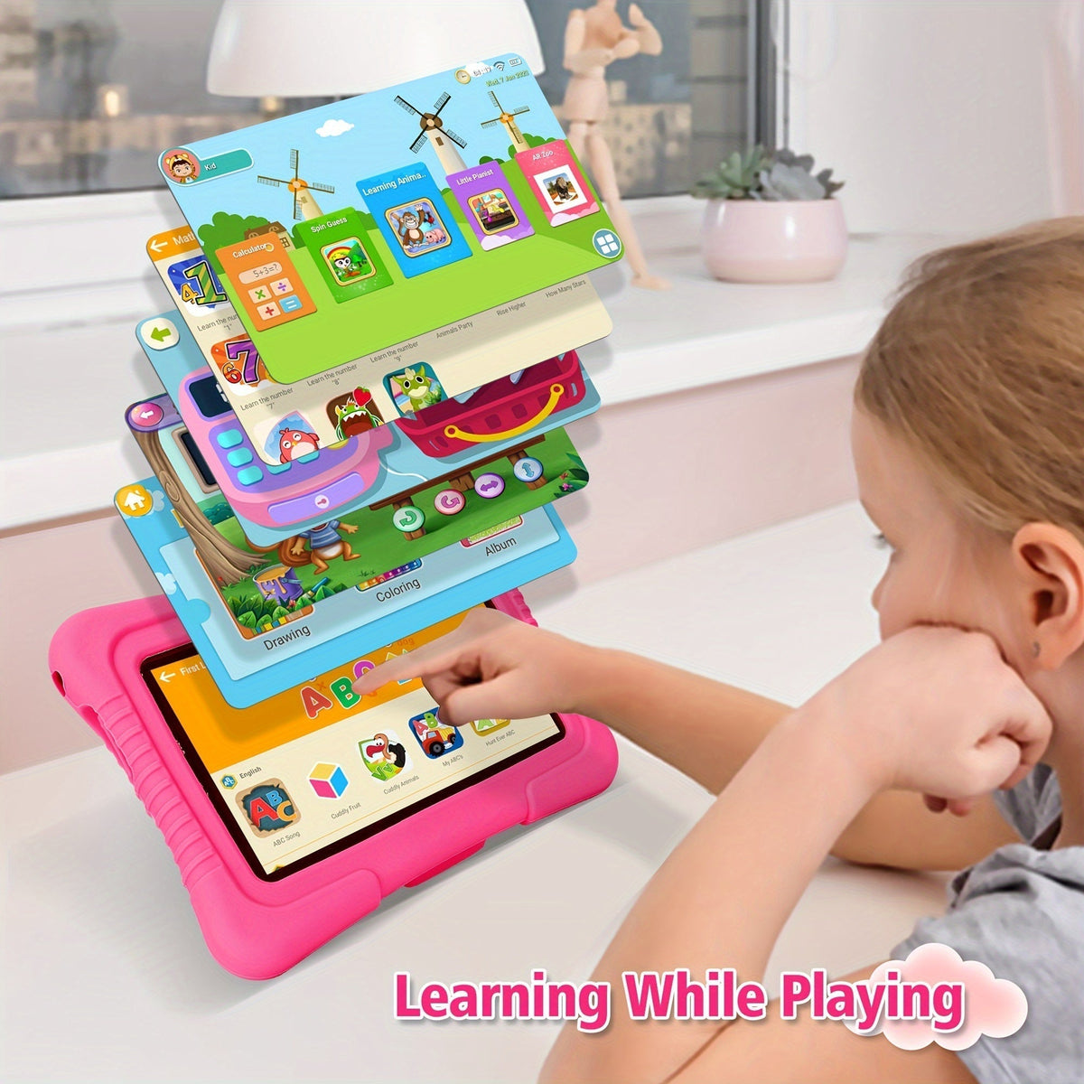 Kindertablet 7 Inch - Android Tablet met Oogbescherming 2
