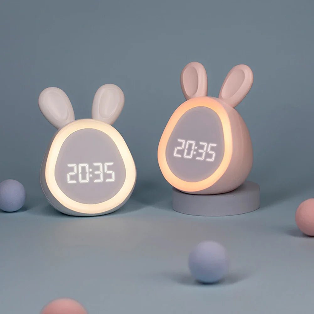 Kinderwecker in Kaninchenform mit LED Nachtlicht - BunniGlow 2
