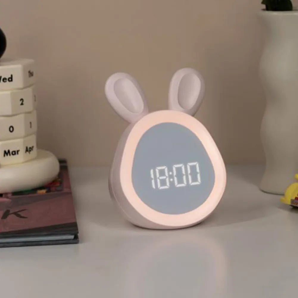 Kinderwecker in Kaninchenform mit LED Nachtlicht - BunniGlow 3