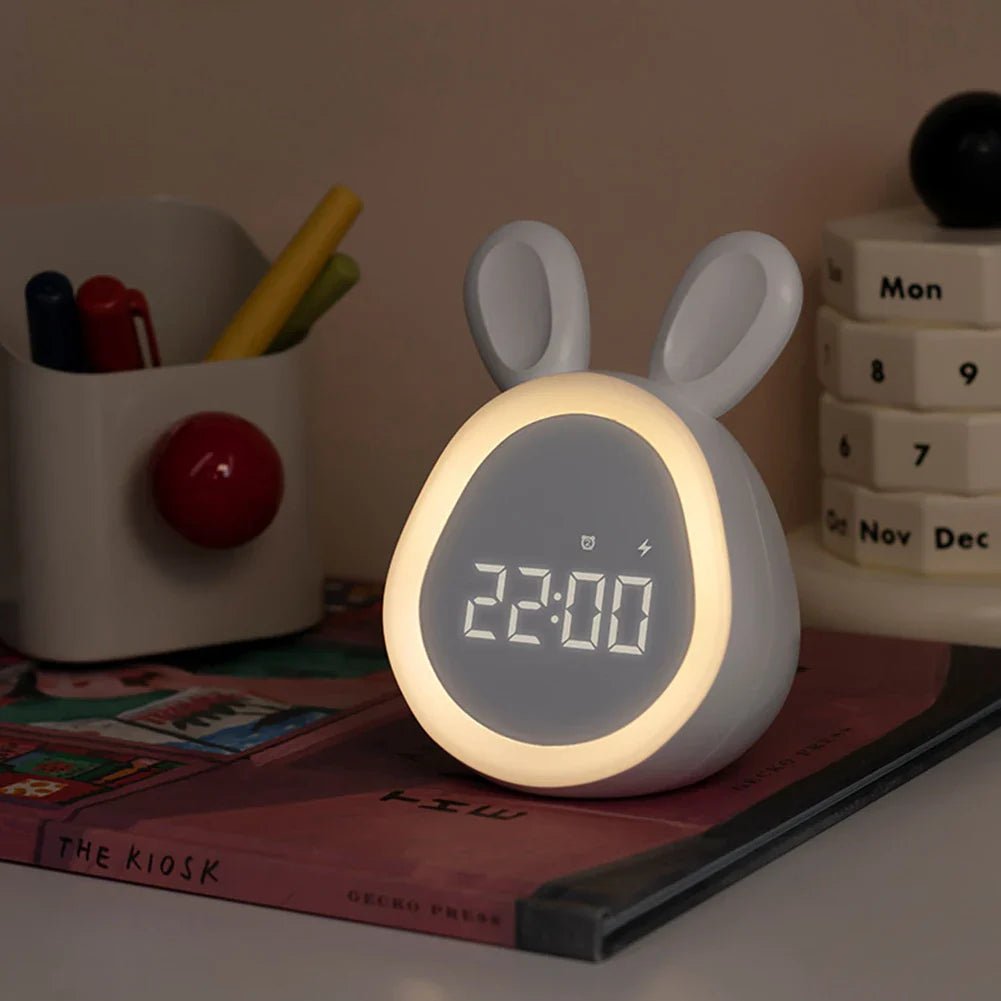 Kinderwecker in Kaninchenform mit LED Nachtlicht - BunniGlow 5