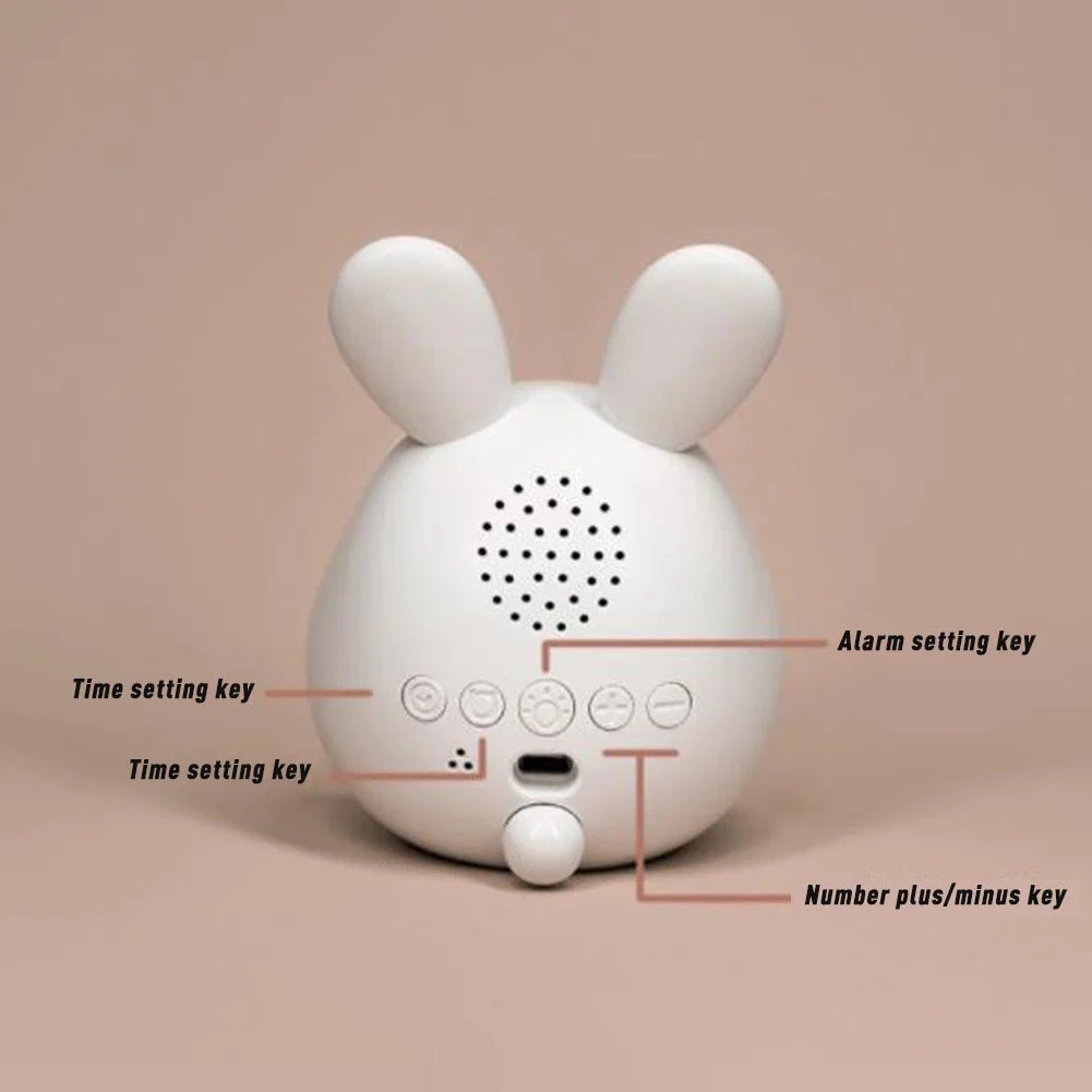 Kinderwecker in Kaninchenform mit LED Nachtlicht - BunniGlow 6