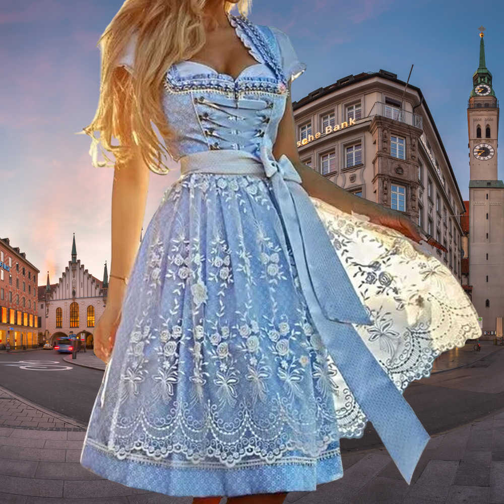 Bolendo Lilibeth – Wunderschöne Deluxe Tracht mit Schürze und Bluse für Damen