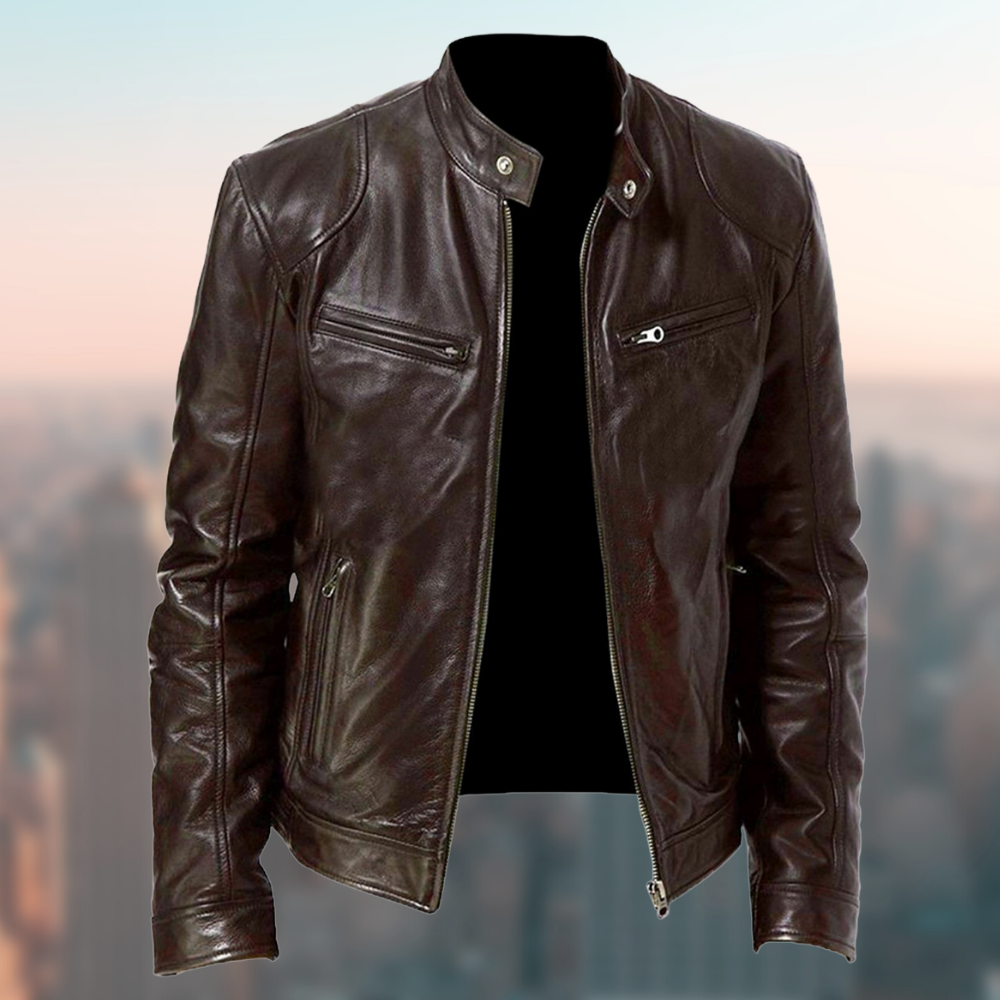 Einzigartige Lederjacke Peet – Stilvolles Design für jeden Anlass