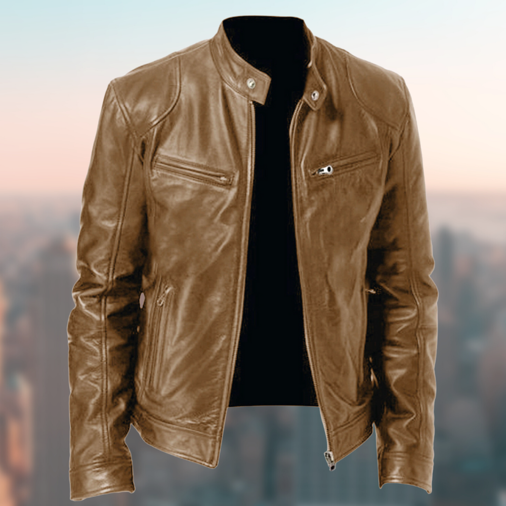 Einzigartige Lederjacke Peet – Stilvolles Design für jeden Anlass