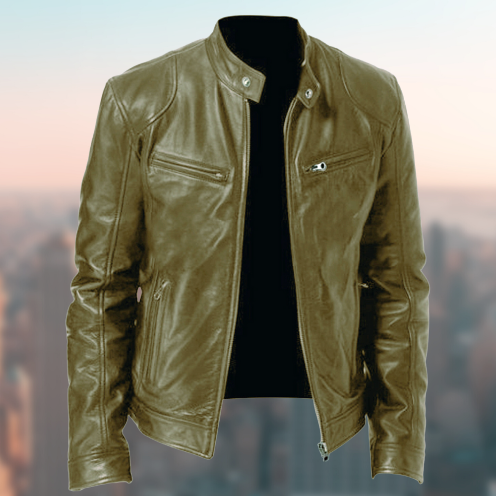 Einzigartige Lederjacke Peet – Stilvolles Design für jeden Anlass