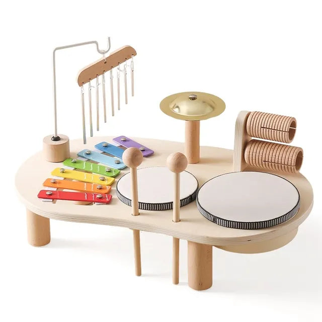 Kreatives Holzspielzeug Musikstation – MelodyMaker 0