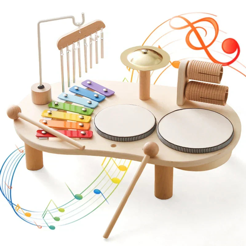 Kreatives Holzspielzeug Musikstation – MelodyMaker 2