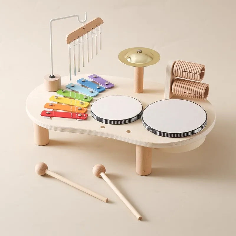 Kreatives Holzspielzeug Musikstation – MelodyMaker 6