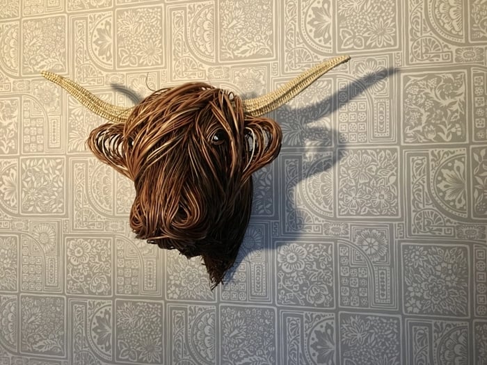 Kuh Wandskulptur – Bowie 4