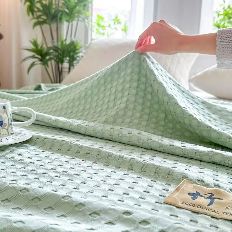 Kühlende Bambusfaser-Babydecke, antibakteriell, leicht und atmungsaktiv für den Sommer 4