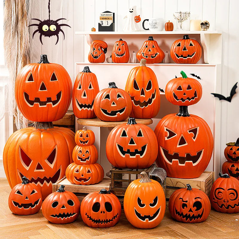 PumpkinGlow – LED dýňová lampa vodotěsná pro venkovní Halloween dekoraci