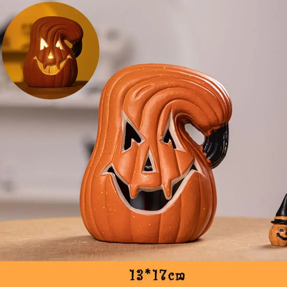 PumpkinGlow – LED dýňová lampa vodotěsná pro venkovní Halloween dekoraci