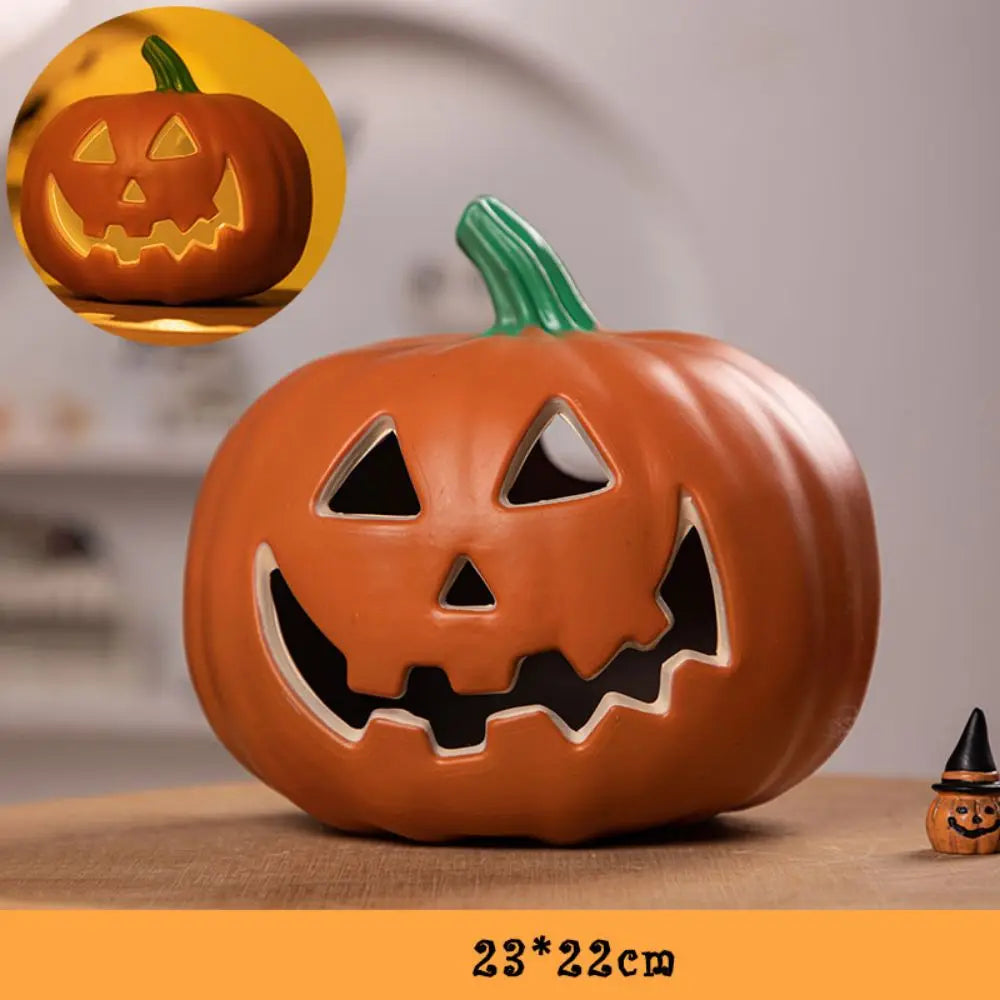 PumpkinGlow – LED dýňová lampa vodotěsná pro venkovní Halloween dekoraci