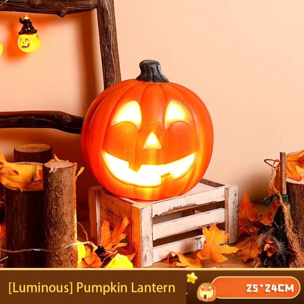 PumpkinGlow – LED dýňová lampa vodotěsná pro venkovní Halloween dekoraci