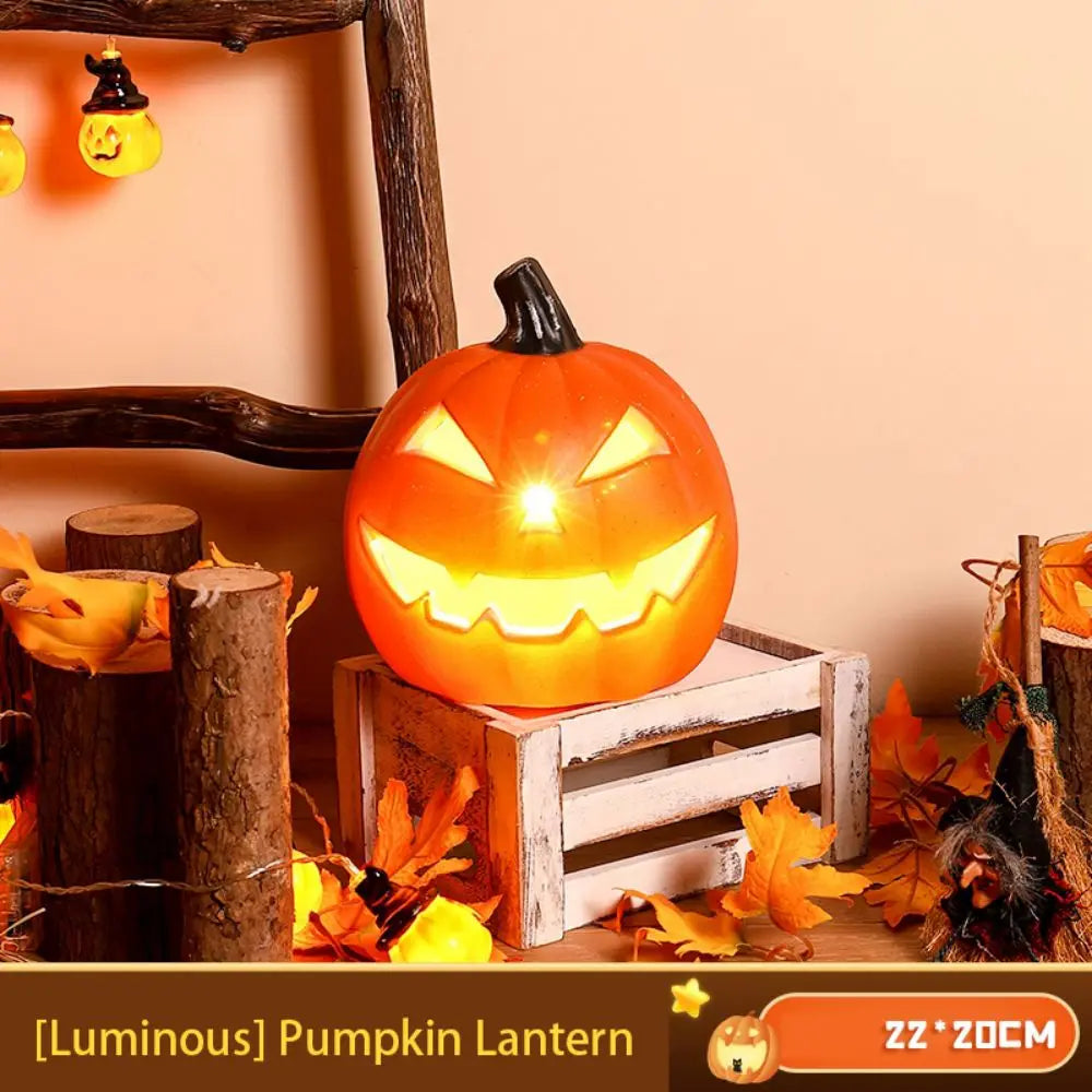 PumpkinGlow – LED dýňová lampa vodotěsná pro venkovní Halloween dekoraci