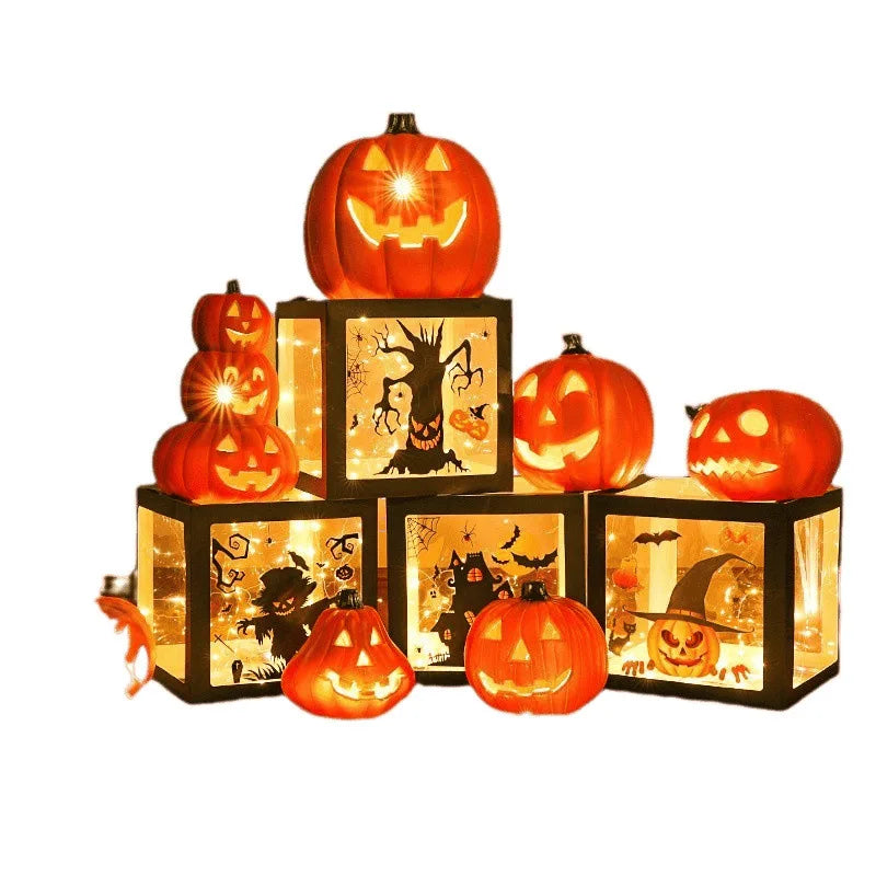 PumpkinGlow – LED dýňová lampa vodotěsná pro venkovní Halloween dekoraci