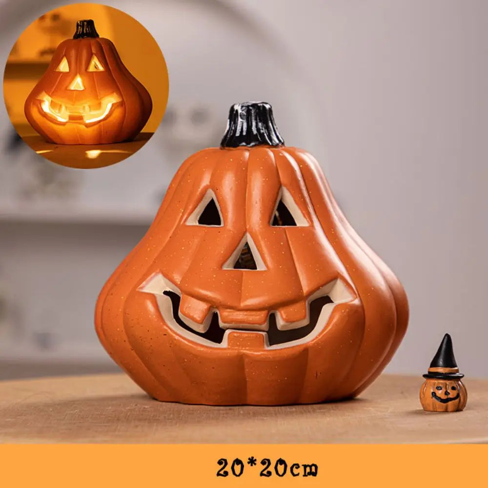 PumpkinGlow – LED dýňová lampa vodotěsná pro venkovní Halloween dekoraci