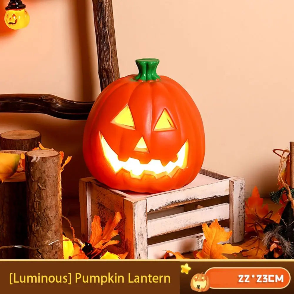 PumpkinGlow – LED dýňová lampa vodotěsná pro venkovní Halloween dekoraci