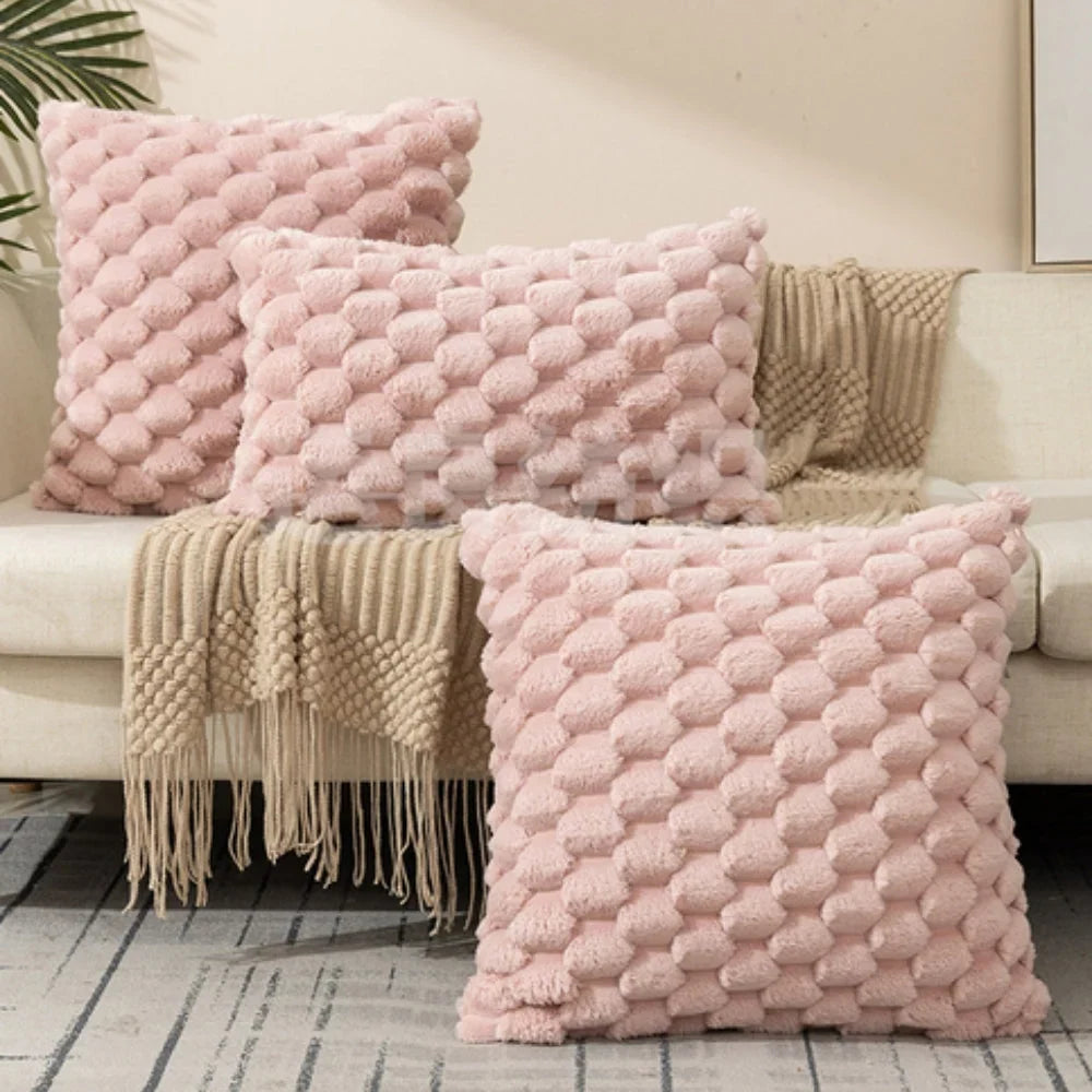 Strukturierter Kissenbezug aus Cotton-Mix