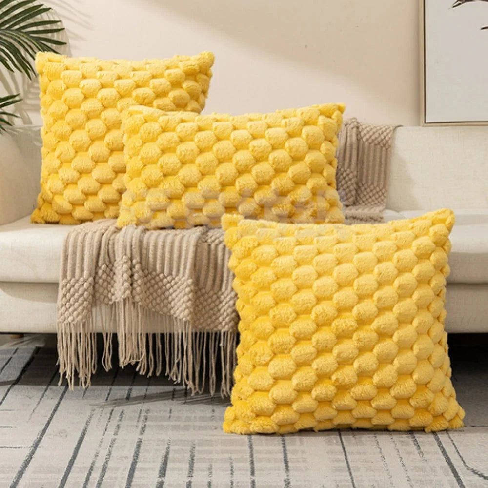 Strukturierter Kissenbezug aus Cotton-Mix
