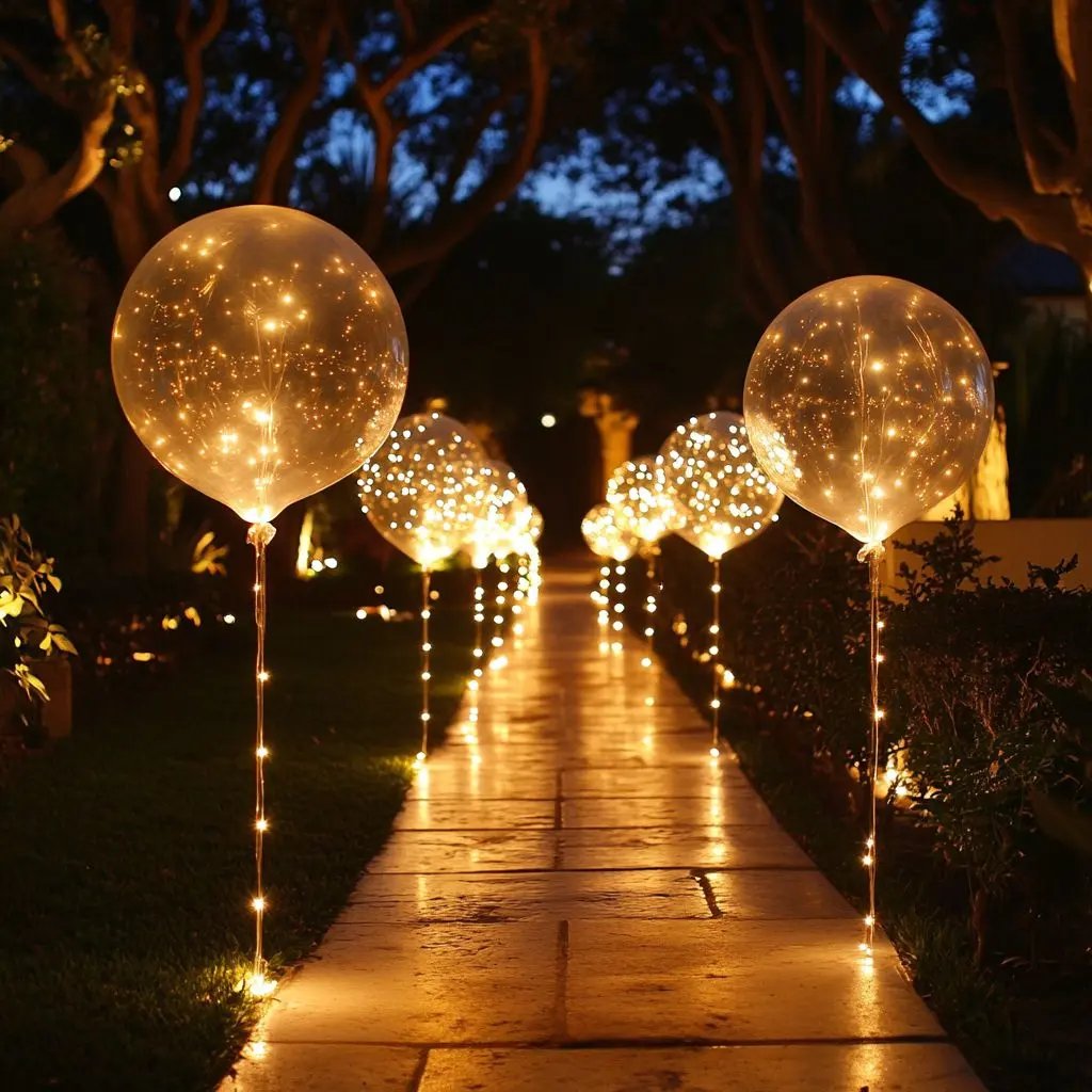 LED-Ballon-Set (10 Stück) – Warmes Licht ohne Steckdose für jeden Anlass 0