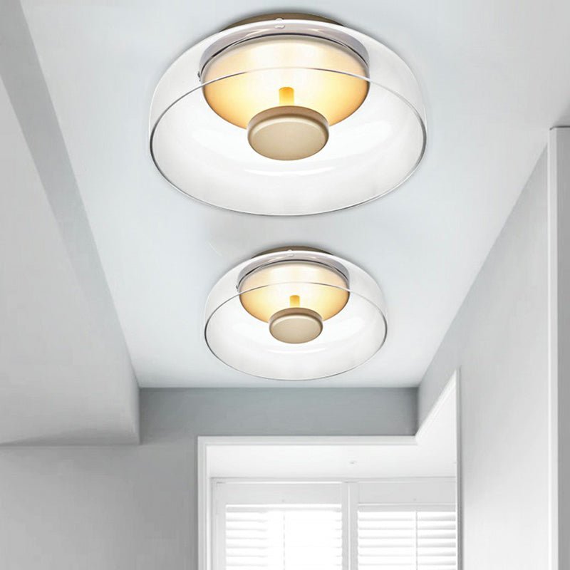 LED-Deckenleuchte aus Glas 1