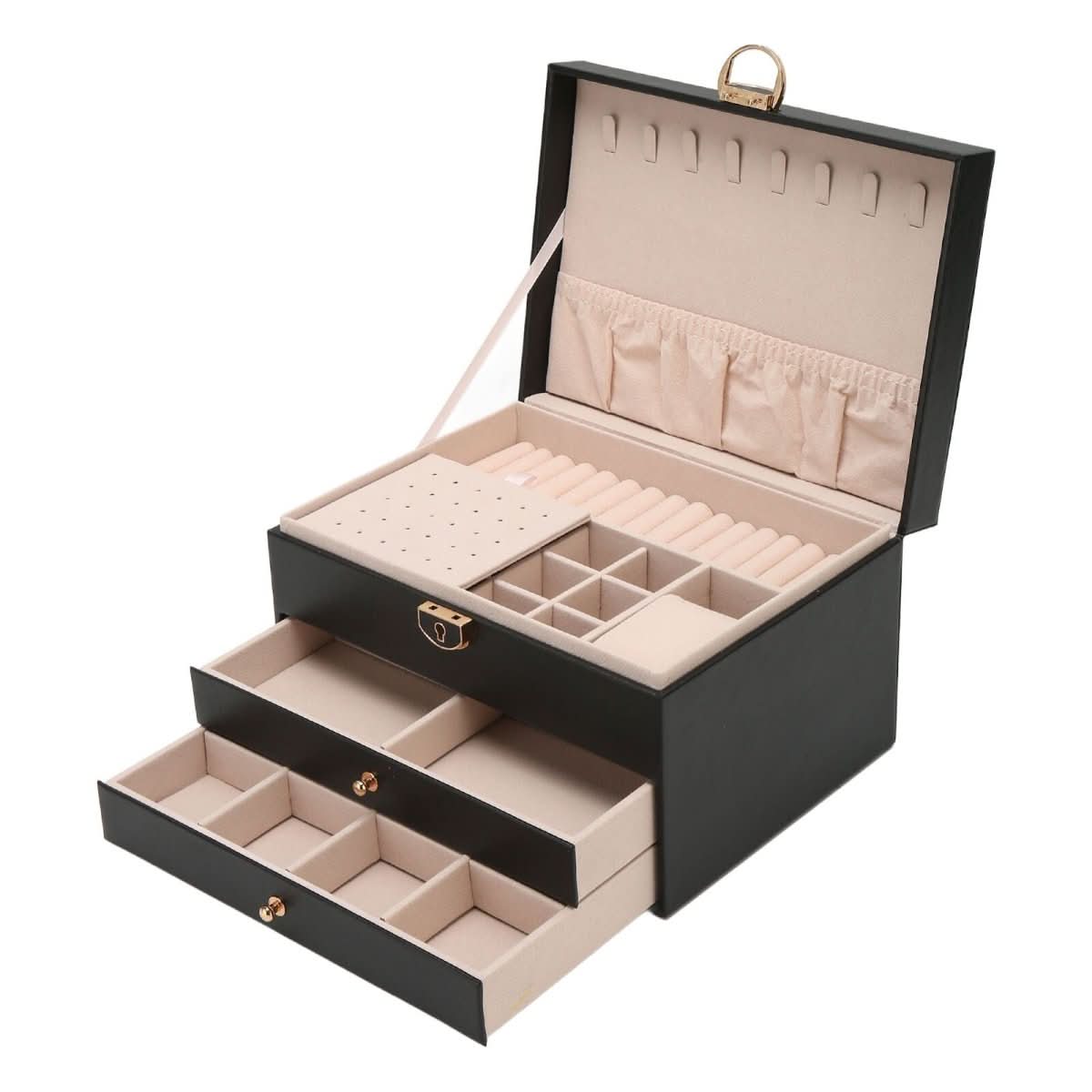 LUXE JEWEL – Elegante Schmuckschatulle aus Leder zur stilvollen Aufbewahrung 7