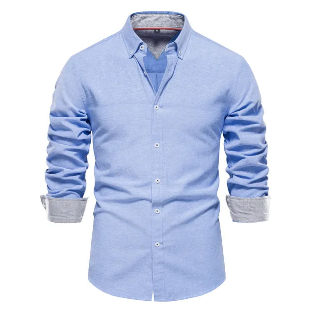 Bolendo Virgil - Chemise homme avec revers torsadé