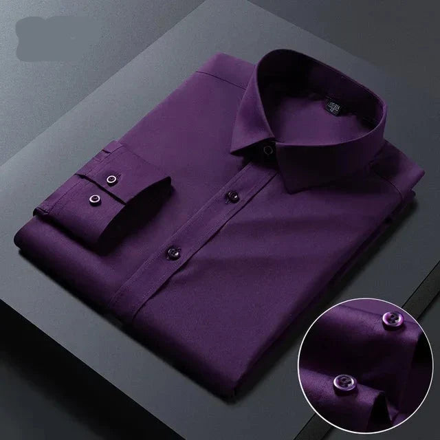 Bolendo Lars - Chemise homme sans repassage style business