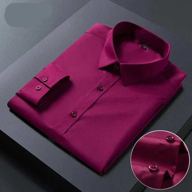 Bolendo Lars - Chemise homme sans repassage style business