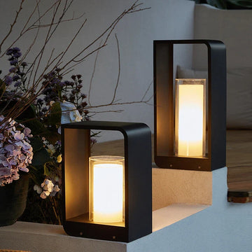 Quadratische LED-Aussenleuchte