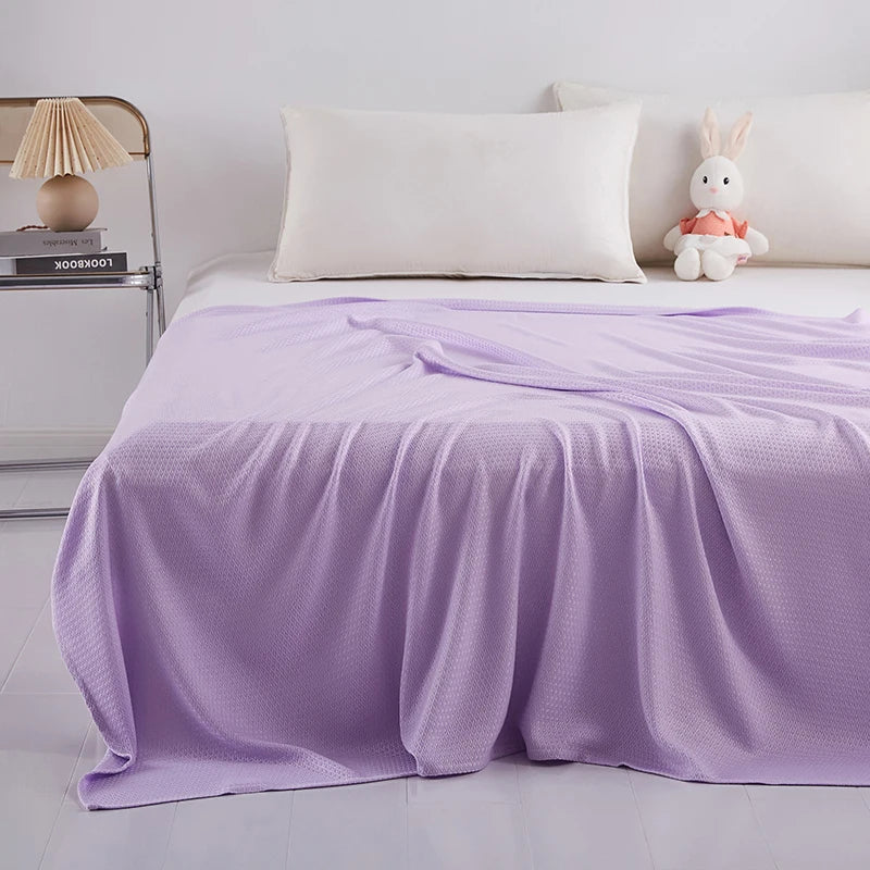 Leichte Sommerdecke aus 100 % Bambusfaser, atmungsaktiv und hautfreundlich, ideal für warme Nächte 7