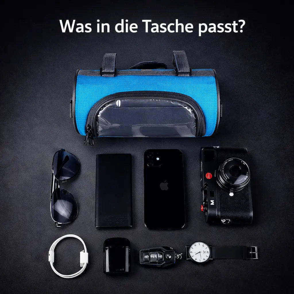 Lenkertasche – Wasserabweisendes Design mit Touchscreen-Fach 2