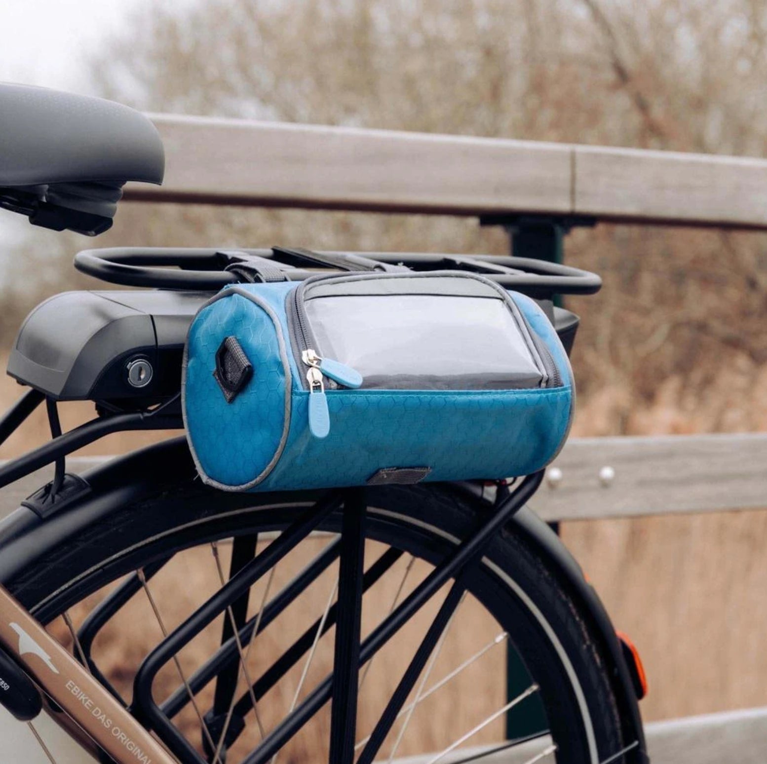 Lenkertasche – Wasserabweisendes Design mit Touchscreen-Fach 3