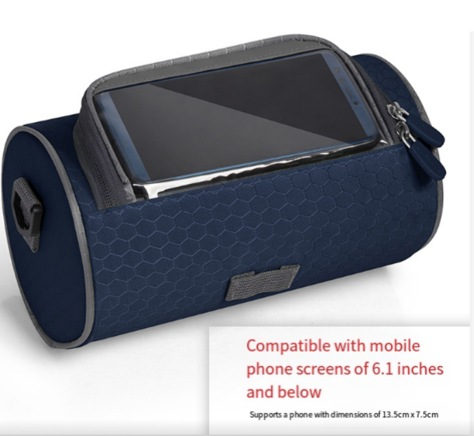 Lenkertasche – Wasserabweisendes Design mit Touchscreen-Fach 6