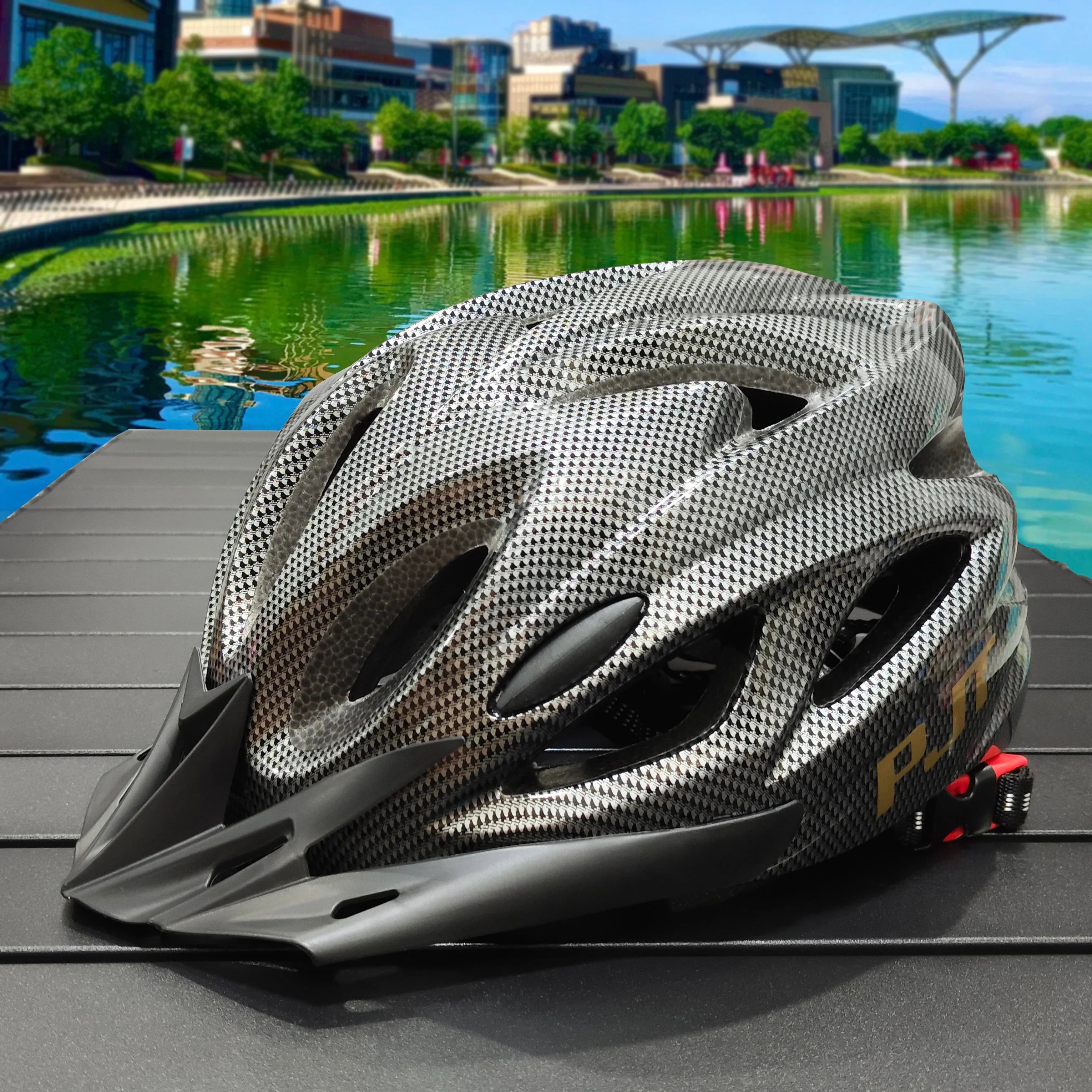Lichte MTB Fietshelm voor Dames en Heren met Comfortabele Voering en Verstelbare Pasvorm 4