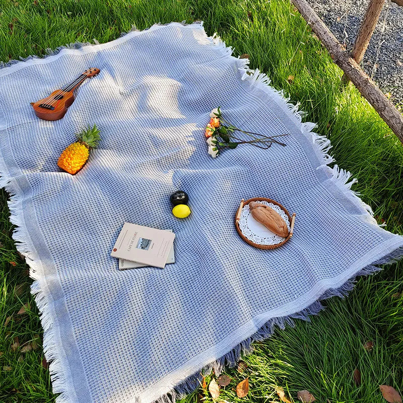 Linnen Picknickkleed voor Buitengebruik – Multifunctioneel Tafelkleed 150x200 cm 13