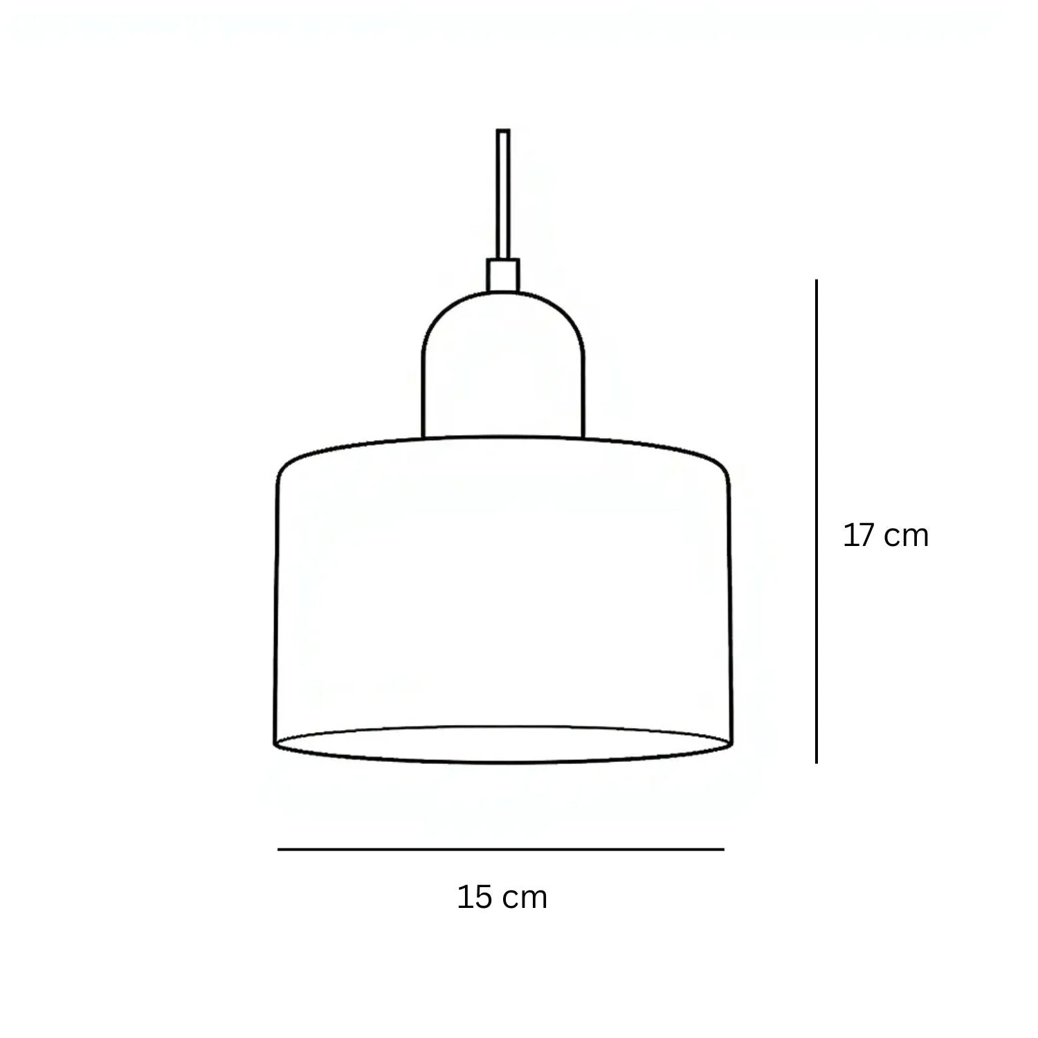 Retro-Hängelampe – Vintage-Design, Glasschirm & E27-Fassung