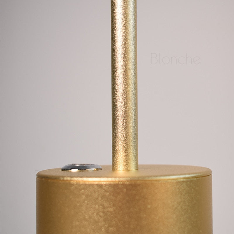 Lumivio – Kabellose LED-Tischleuchte dimmbar, Metall, tragbar