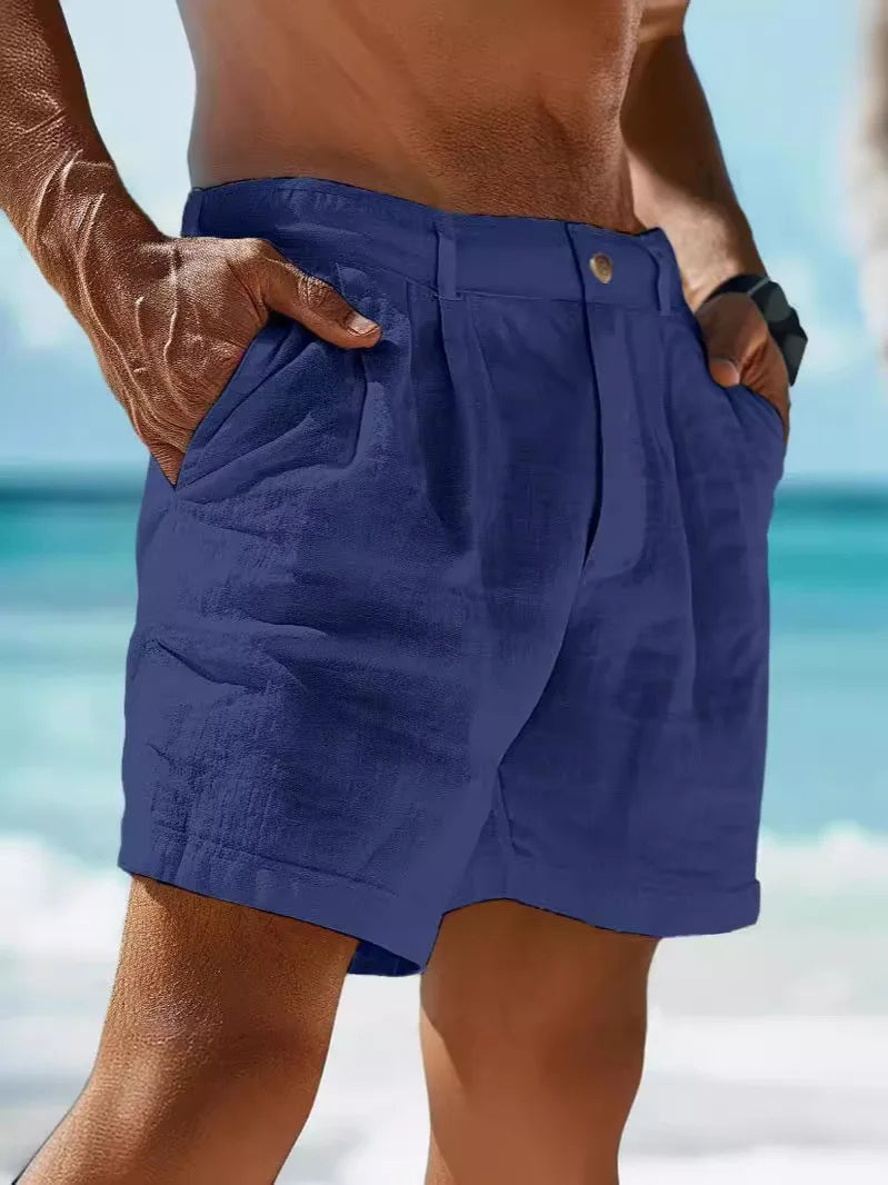 Luftige Sommer-Shorts aus Leinen für Herren – Jonas 1