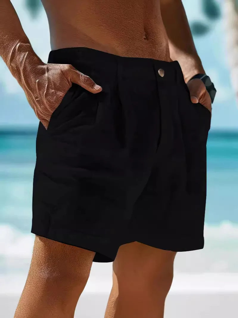 Luftige Sommer-Shorts aus Leinen für Herren – Jonas 5