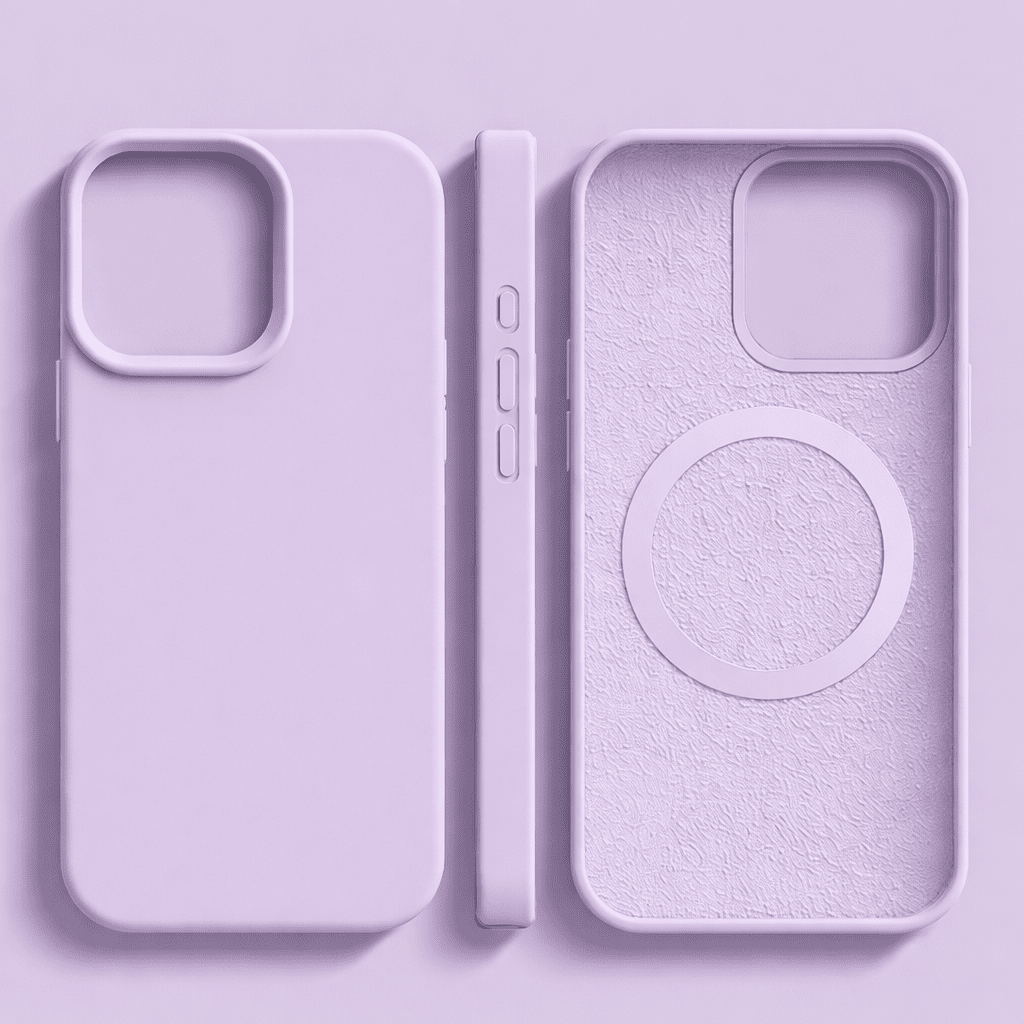 MAGNESOFT LUXE – Magnetische Silikonhülle mit Soft-Touch-Oberfläche für iPhone 9