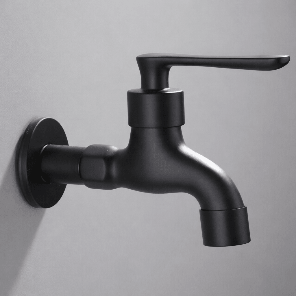 MATTEFLOW – Wandarmatur in Mattschwarz für Küche, Bad und Außenbereich 9