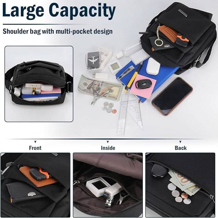 METROSAFE – Wasserdichte Herren-Schultertasche mit Diebstahlschutz 4