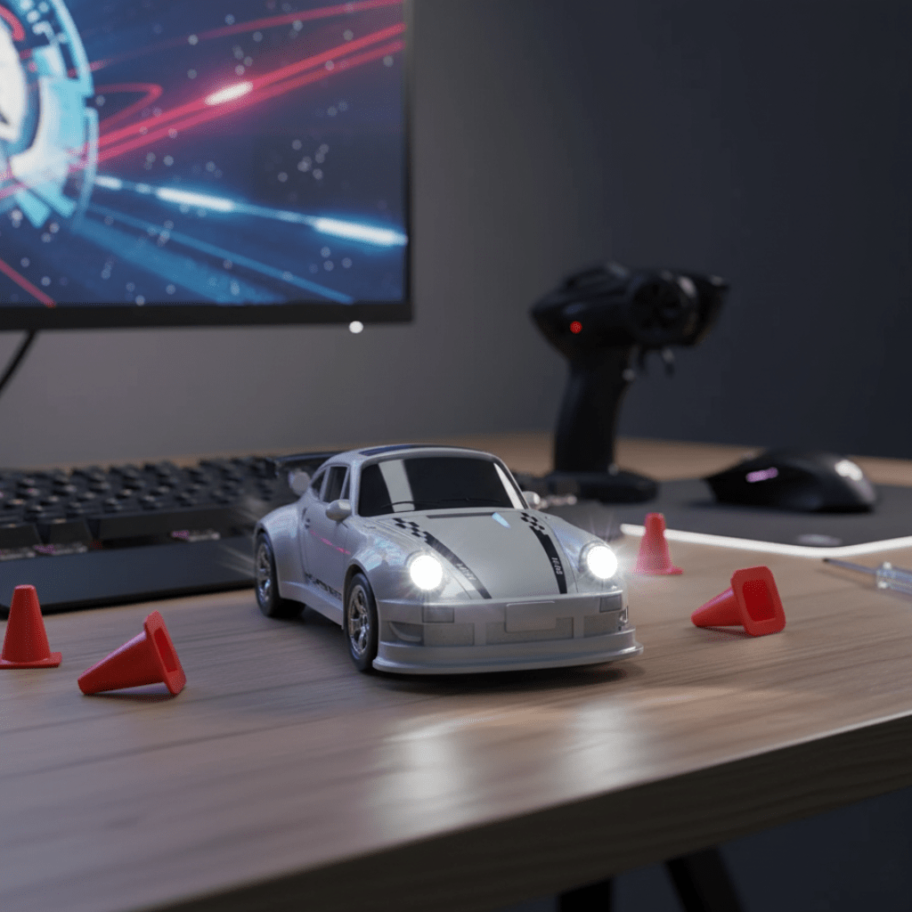 MICRODRIFT – Compact 1:64 Remote Control Drift Car for Smooth Gliding 0