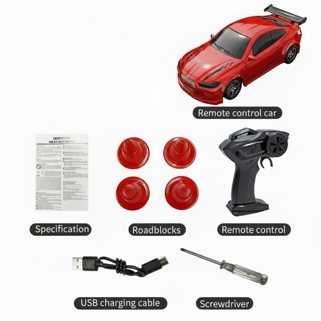 MICRODRIFT – Compact 1:64 Remote Control Drift Car for Smooth Gliding 11
