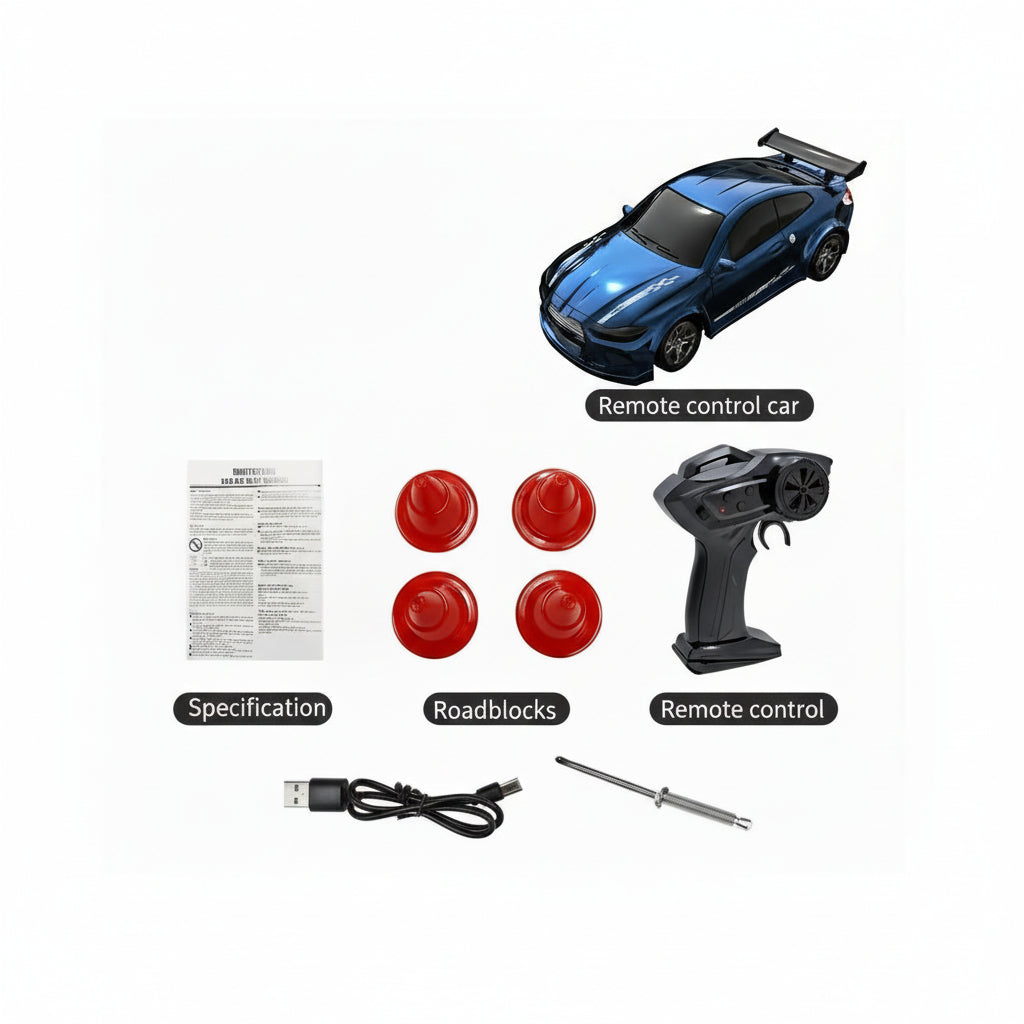 MICRODRIFT – Compact 1:64 Remote Control Drift Car for Smooth Gliding 9
