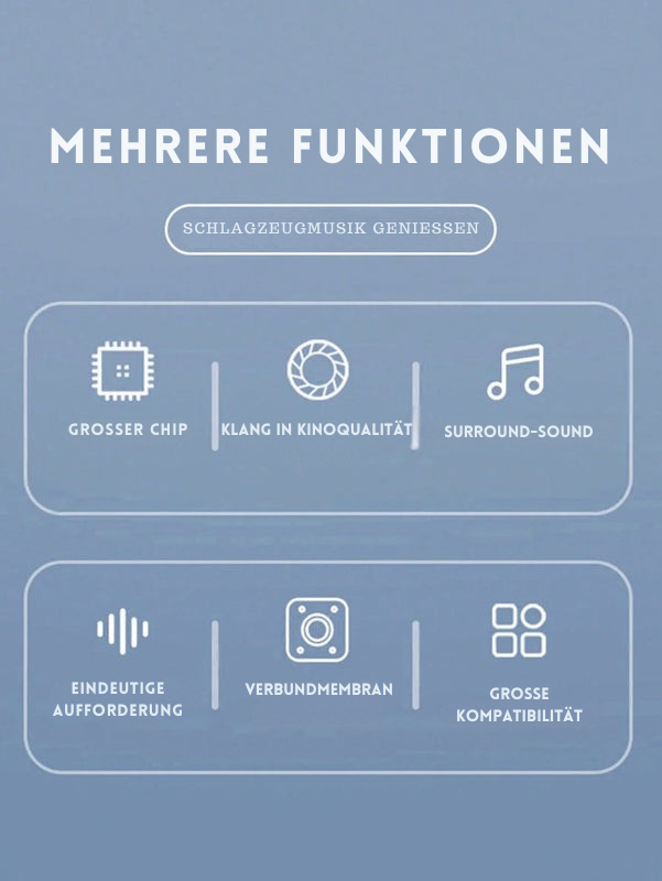 SoundEase Kopfhörer – Faltbarer Musikgenuss für unterwegs