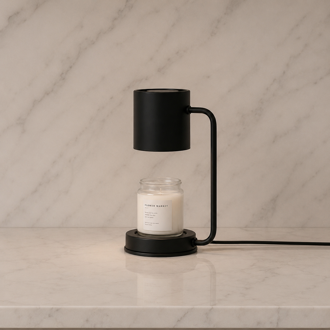 Maple Candle Warmer Lamp with Adjustable Timer, Dimmer, and Ambient Light 0